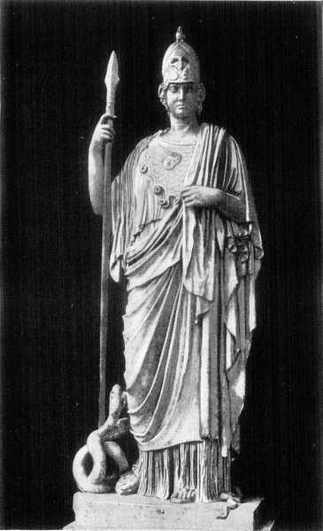 Minerva (Athena) was the Roman goddess of wisdom and learning
