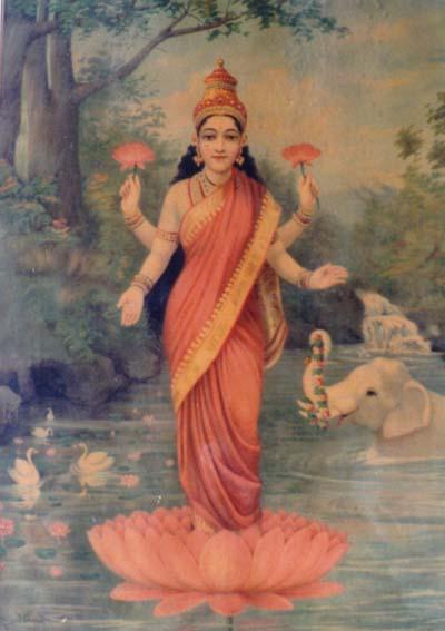 Vidya Lakshmi, Hindu goddess of learning and rational thinking