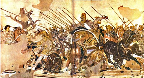 Alexander the Great and Persian King Darius, Battle of the Issus River