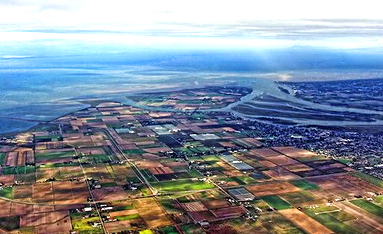 Urban Sprawl Encroaching on Farmland