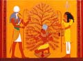 Thoth and his wife Seshat