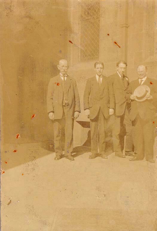 Librarians from the Glasgow University Library, 1920s