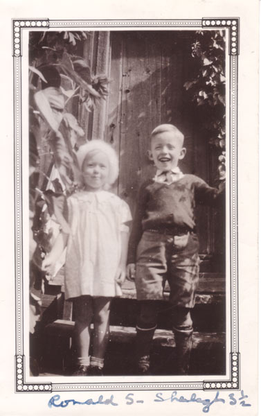 Dad and his sister Sheilagh