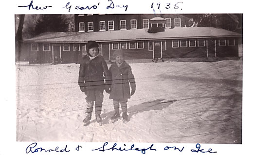 Dad and his sister Sheilagh