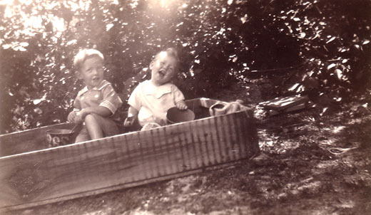 Dad and sister Sheilagh