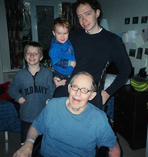 Dad with Rob, Jacob, and Jack