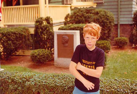 Dan at the John F. Kennedy Museum