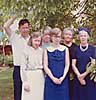 Dad and family at his father's funeral