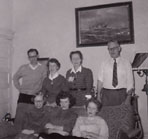 Dad and Mom visiting with his family