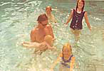 Dad and us